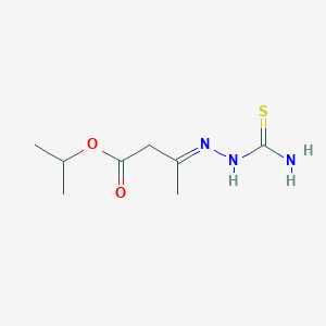 Propan-2-yl 3-[(carbamothioylamino)imino]butanoate