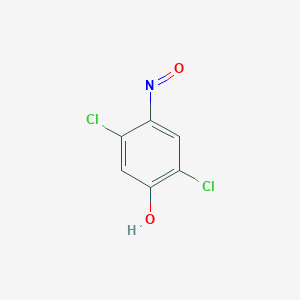 molecular formula C6H3Cl2NO2 B11059950 2,5-Dichloro-4-nitrosophenol CAS No. 35421-04-6