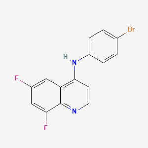 N-(4-bromophenyl)-6,8-difluoroquinolin-4-amine