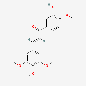 (E)-1-(3-Hydroxy-4-methoxyphenyl)-3-(3,4,5-trimethoxyphenyl)-2-propen-1-one