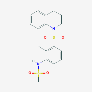 N-[3-(3,4-dihydroquinolin-1(2H)-ylsulfonyl)-2,6-dimethylphenyl]methanesulfonamide