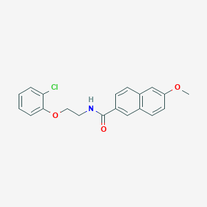 N-[2-(2-chlorophenoxy)ethyl]-6-methoxynaphthalene-2-carboxamide