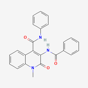 1-methyl-2-oxo-N-phenyl-3-[(phenylcarbonyl)amino]-1,2-dihydroquinoline-4-carboxamide