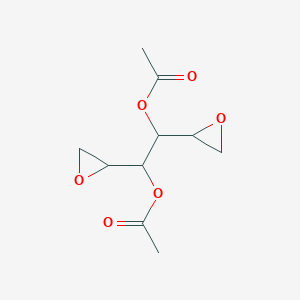 molecular formula C10H14O6 B110603 半乳糖醇, 1,2:5,6-二脱水-, 二乙酸酯 CAS No. 57230-48-5