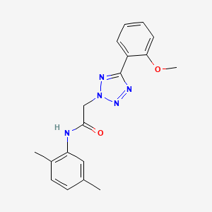 molecular formula C18H19N5O2 B11060430 N-(2,5-dimethylphenyl)-2-[5-(2-methoxyphenyl)-2H-tetrazol-2-yl]acetamide 