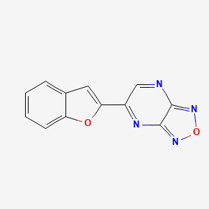 5-(1-Benzofuran-2-yl)[1,2,5]oxadiazolo[3,4-b]pyrazine