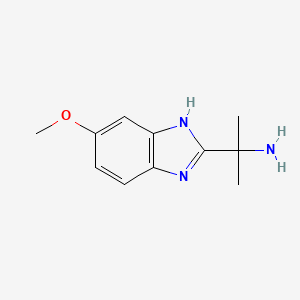 2-(5-Methoxy-1h-benzo[d]imidazol-2-yl)propan-2-amine