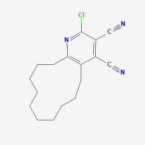 2-Chloro-5,6,7,8,9,10,11,12,13,14-decahydrocyclododeca[b]pyridine-3,4-dicarbonitrile