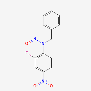 N-benzyl-2-fluoro-4-nitro-N-nitrosoaniline