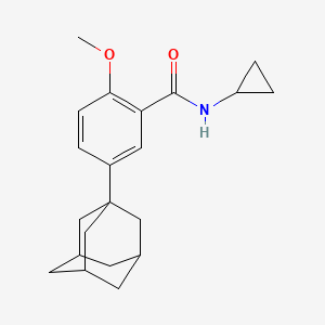 5-(1-adamantyl)-N-cyclopropyl-2-methoxybenzamide