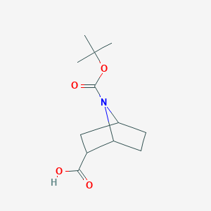 molecular formula C12H19NO4 B110607 7-(叔丁氧羰基)-7-氮杂双环[2.2.1]庚烷-2-羧酸 CAS No. 1221818-81-0