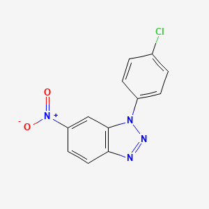 1-(4-chlorophenyl)-6-nitro-1H-benzotriazole