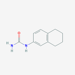 molecular formula C11H14N2O B11060766 1-(5,6,7,8-Tetrahydronaphthalen-2-yl)urea 