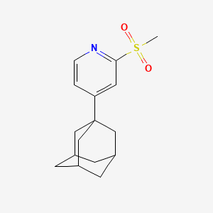 4-(1-Adamantyl)-2-methylsulfonylpyridine