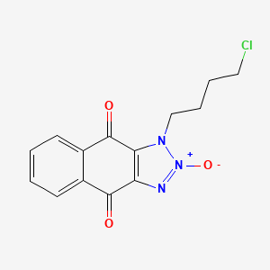 1-(4-chlorobutyl)-1H-naphtho[2,3-d][1,2,3]triazole-4,9-dione 2-oxide