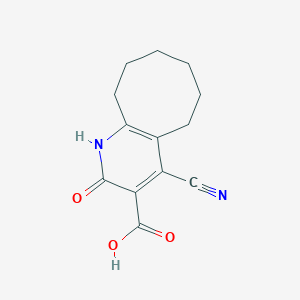 4-Cyano-2-oxo-1,2,5,6,7,8,9,10-octahydrocycloocta[b]pyridine-3-carboxylic acid