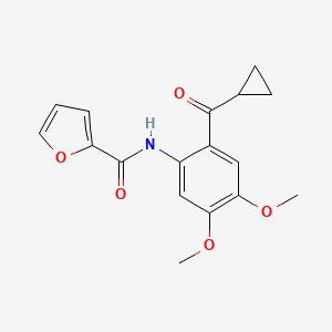 N-[2-(cyclopropylcarbonyl)-4,5-dimethoxyphenyl]furan-2-carboxamide