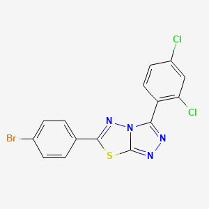 6-(4-Bromophenyl)-3-(2,4-dichlorophenyl)[1,2,4]triazolo[3,4-b][1,3,4]thiadiazole