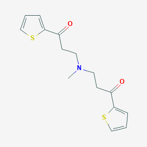 3,3'-(Methylimino)bis[1-(thiophen-2-yl)propan-1-one]