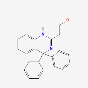 2-(2-Methoxyethyl)-4,4-diphenyl-3,4-dihydroquinazoline