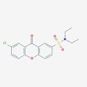 7-chloro-N,N-diethyl-9-oxo-9H-xanthene-2-sulfonamide