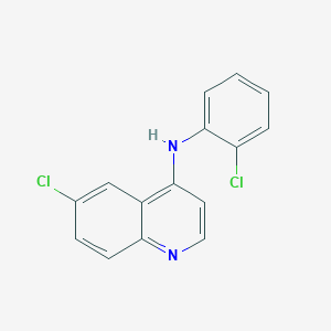 6-chloro-N-(2-chlorophenyl)quinolin-4-amine