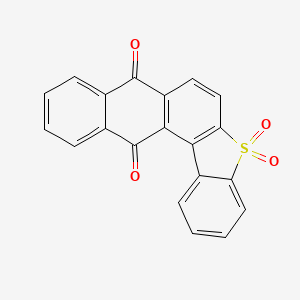 molecular formula C20H10O4S B11061425 Anthra[2,1-b]benzo[d]thiophene-8,13-dione 5,5-dioxide 