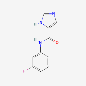 N-(3-fluorophenyl)-1H-imidazole-4-carboxamide