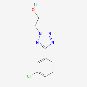 2-[5-(3-chlorophenyl)-2H-tetrazol-2-yl]ethanol