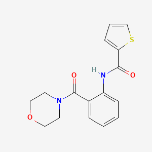 N-[2-(morpholin-4-ylcarbonyl)phenyl]thiophene-2-carboxamide