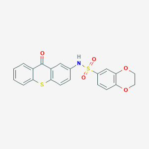 N-(9-oxo-9H-thioxanthen-2-yl)-2,3-dihydro-1,4-benzodioxine-6-sulfonamide