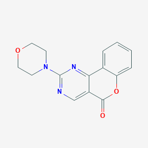 2-morpholino-5H-chromeno[4,3-d]pyrimidin-5-one