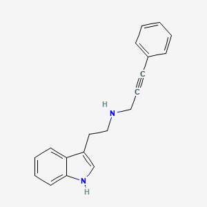 N-[2-(1H-indol-3-yl)ethyl]-3-phenylprop-2-yn-1-amine