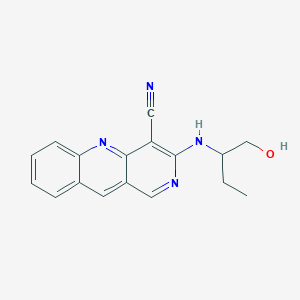 Benzo[b][1,6]naphthyridine-4-carbonitrile, 3-[[1-(hydroxymethyl)propyl]amino]-