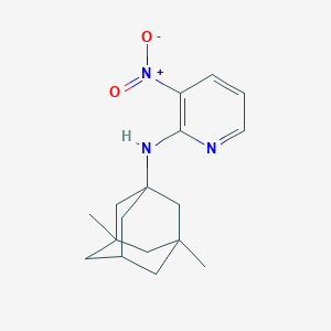 molecular formula C17H23N3O2 B11062289 N-(3,5-dimethyl-1-adamantyl)-3-nitropyridin-2-amine 