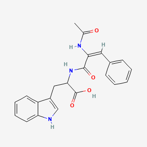 molecular formula C22H21N3O4 B11062578 N-[(2E)-2-(acetylamino)-3-phenylprop-2-enoyl]tryptophan 