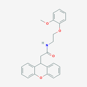 N-[2-(2-methoxyphenoxy)ethyl]-2-(9H-xanthen-9-yl)acetamide