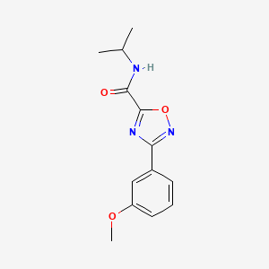 3-(3-methoxyphenyl)-N-(propan-2-yl)-1,2,4-oxadiazole-5-carboxamide