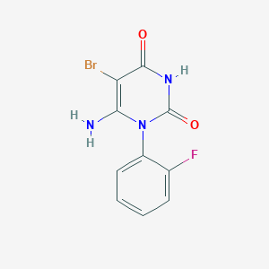 6-amino-5-bromo-1-(2-fluorophenyl)pyrimidine-2,4(1H,3H)-dione