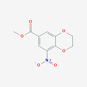 Methyl 8-nitro-2,3-dihydro-1,4-benzodioxine-6-carboxylate