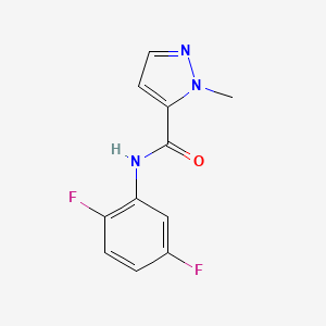 N-(2,5-difluorophenyl)-1-methyl-1H-pyrazole-5-carboxamide