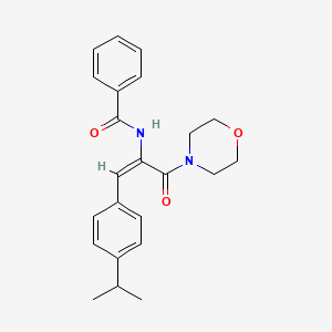 Benzamide, N-[2-[4-(1-methylethyl)phenyl]-1-(4-morpholinylcarbonyl)ethenyl]-