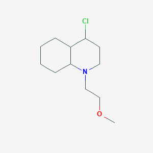 Decahydroquinoline, 4-chloro-1-(2-methoxyethyl)-