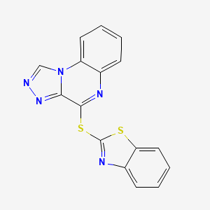 4-(1,3-Benzothiazol-2-ylsulfanyl)[1,2,4]triazolo[4,3-a]quinoxaline