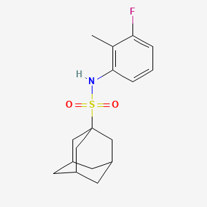 N-(3-fluoro-2-methylphenyl)adamantane-1-sulfonamide