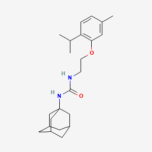 molecular formula C23H34N2O2 B11063433 N-1-adamantyl-N'-[2-(2-isopropyl-5-methylphenoxy)ethyl]urea 