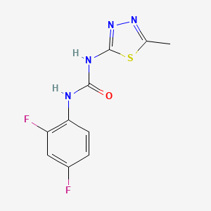 1-(2,4-Difluorophenyl)-3-(5-methyl-1,3,4-thiadiazol-2-yl)urea