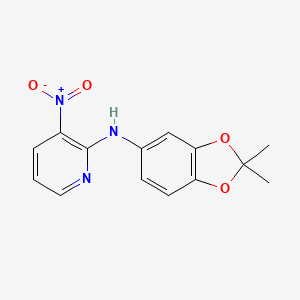 N-(2,2-dimethyl-1,3-benzodioxol-5-yl)-3-nitropyridin-2-amine