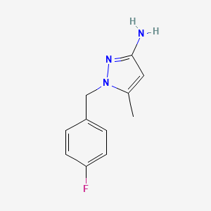 1-(4-Fluoro-benzyl)-5-methyl-1H-pyrazol-3-ylamine