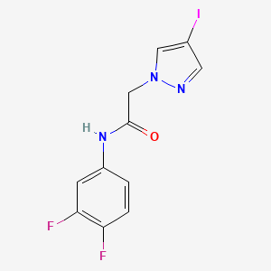 N-(3,4-difluorophenyl)-2-(4-iodo-1H-pyrazol-1-yl)acetamide